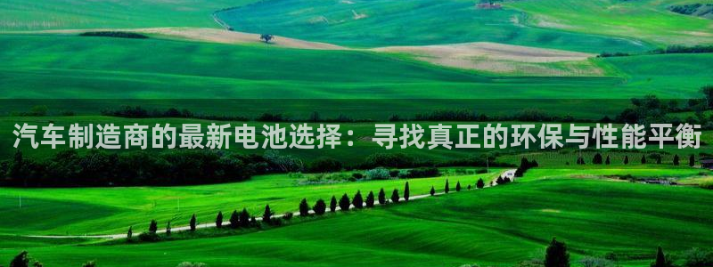 优发国际官方网平台登录：汽车制造商的最新电池选择：寻找真正的环保与性能平衡